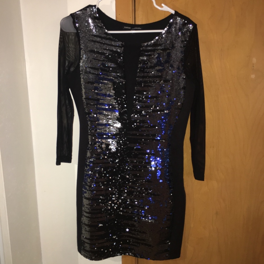 a sparkle black dress